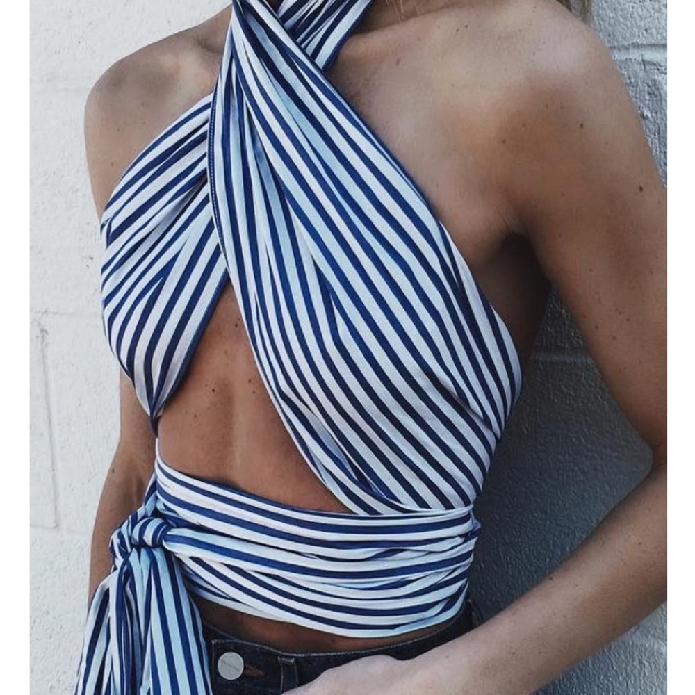 Hand made body wrap shirt